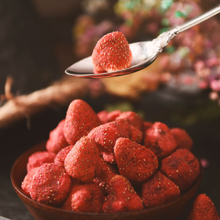 展艺雪花酥用冻干草莓200g