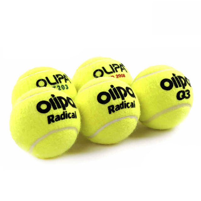 奥联高弹初学者训练比赛网球3只