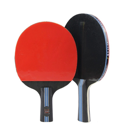 博卡正品防滑初学者乒乓球拍2只装