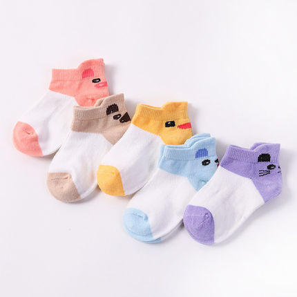 儿童袜子春秋纯棉中筒袜