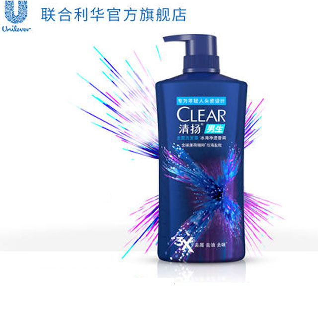 联合利华清扬去头屑洗发水650g