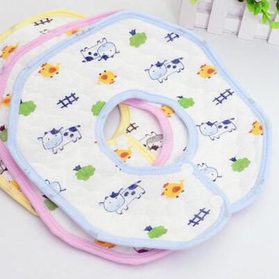 宝宝口水巾围嘴八角围兜