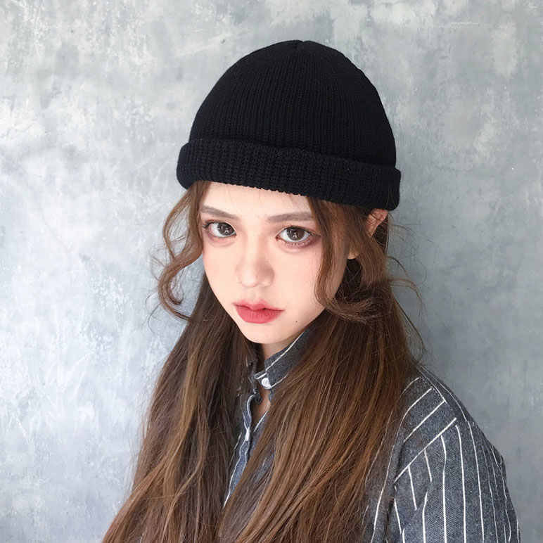 街头潮瓜皮帽针织帽