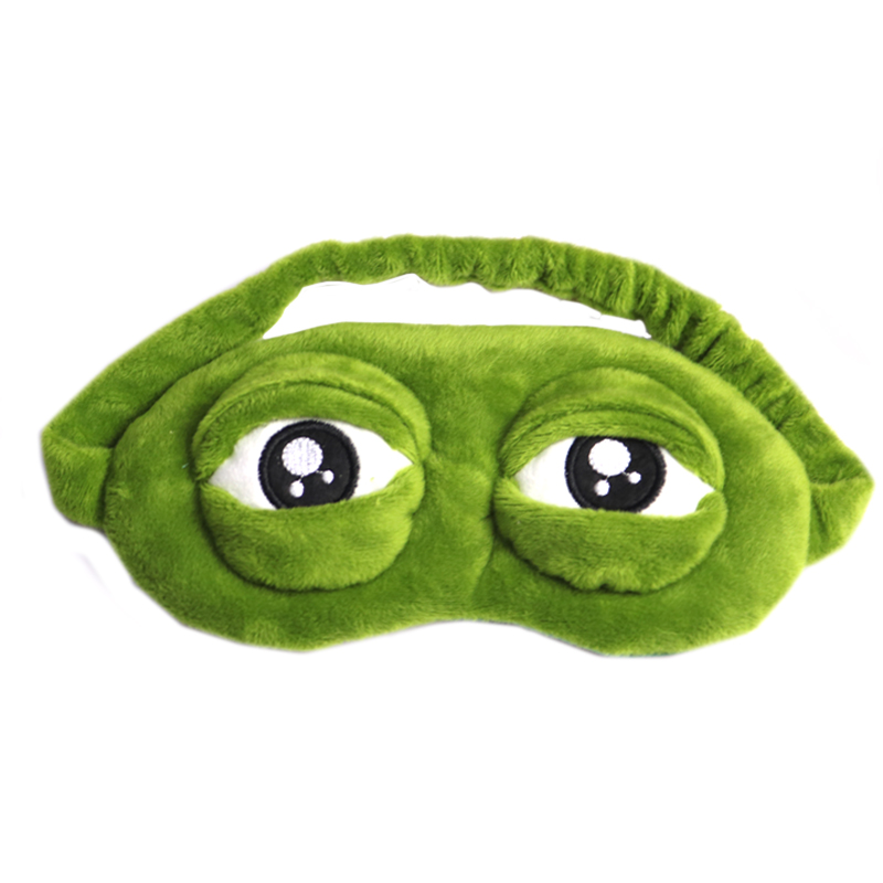 卡通搞怪悲伤蛙眼罩