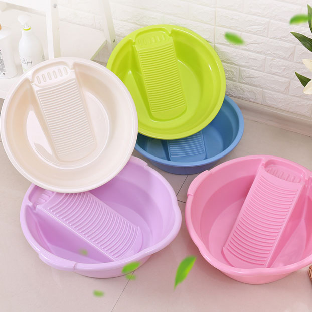 糖果色家用塑料盆
