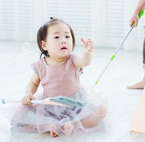 儿童扫把簸箕拖把套装