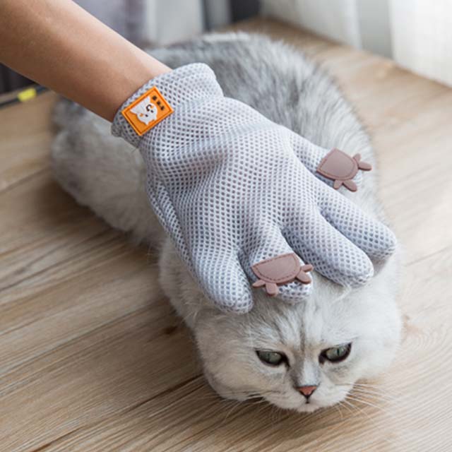 网红撸猫手套梳子脱毛针梳
