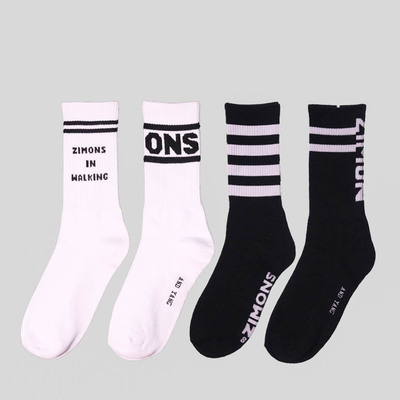 ins潮牌长筒袜欧美运动袜4双装 