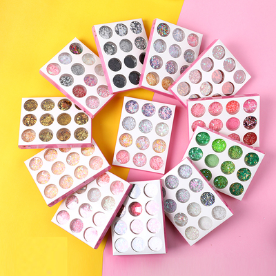 免胶水眼妆少女心爱心化妆闪粉