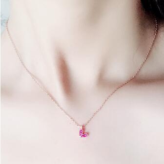 S925纯银项链吊坠项圈