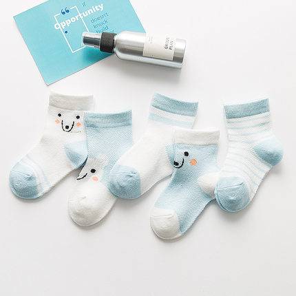 宝宝袜子纯棉春秋婴儿袜