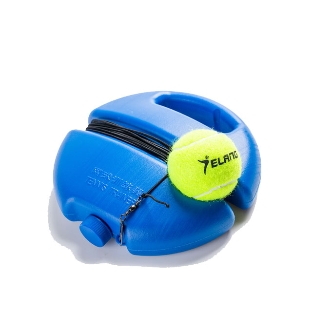 初学者单人带绳固定底座套装网球训练器