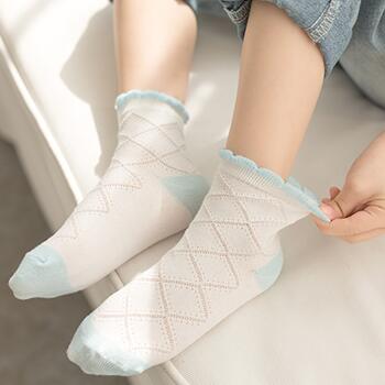 儿童袜子春夏薄款网眼袜