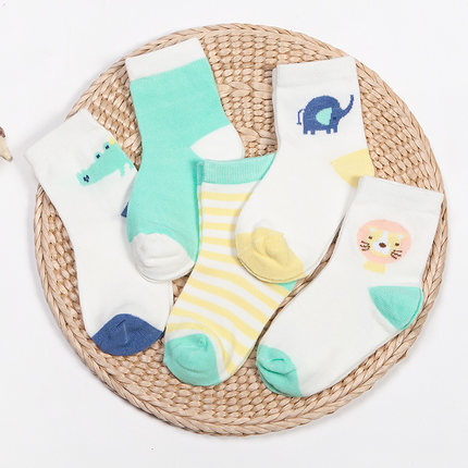 儿童袜子夏季纯棉薄款