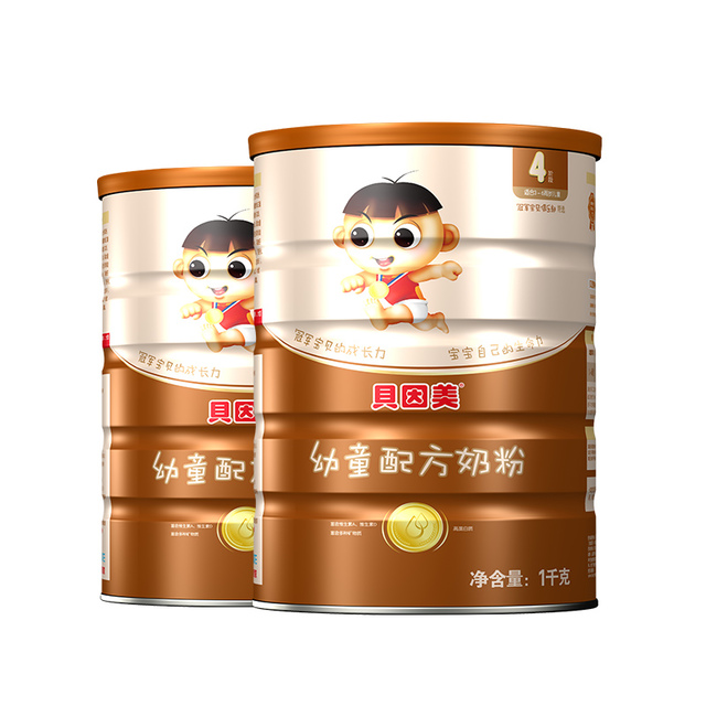 贝因美 童享儿童配方奶粉1000g*2罐