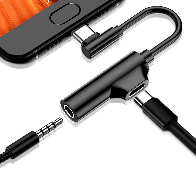 type-c转接头适用华为充电线转换器