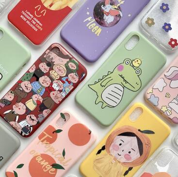 韩国卡通苹果手机壳