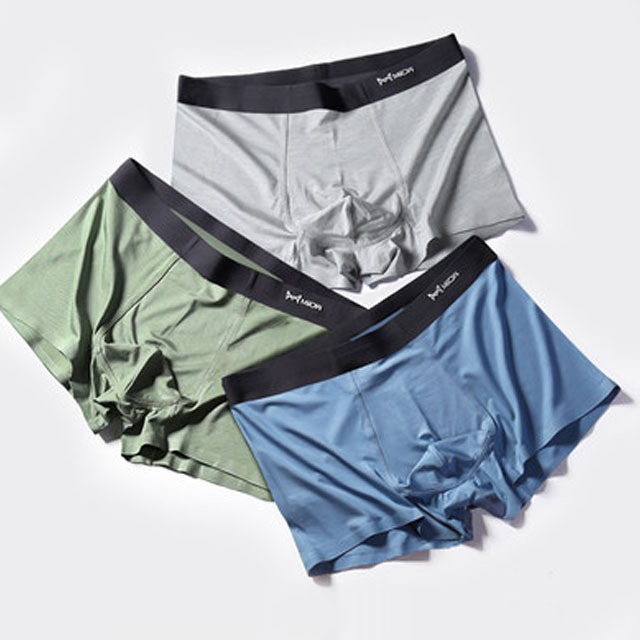 猫人冰丝莫代尔男士内裤3条