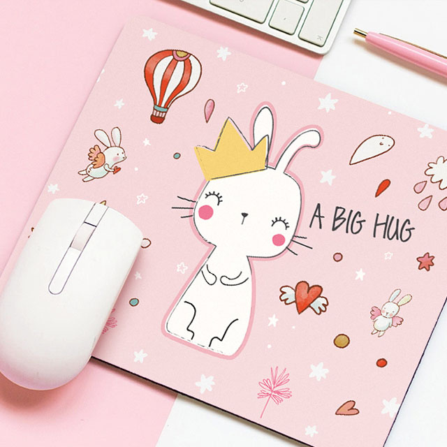 玩途鼠标垫可爱电脑桌垫