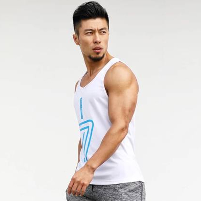 男士宽松运动健身背心套装