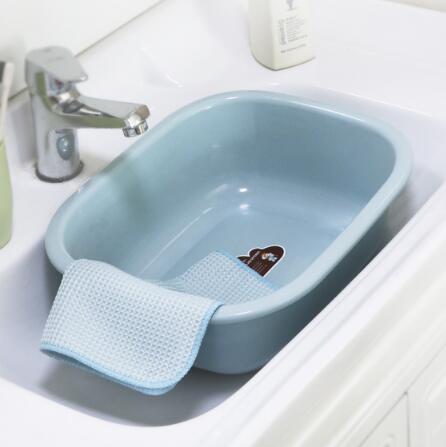 美翔长方形洗脸盆塑料家用