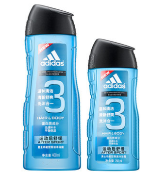 adidas阿迪达斯男士沐浴露液