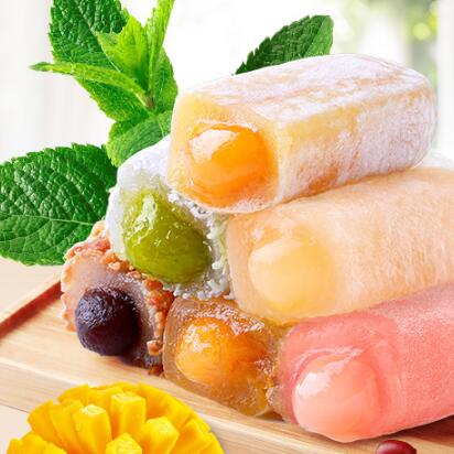 百草味夹心麻薯210gx3袋