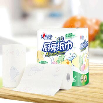 心相印厨房用纸吸油吸水