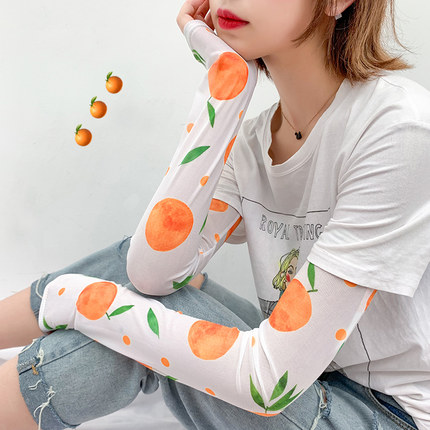 泫雅防晒手袖护臂冰丝袖套