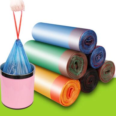 妙美中号抽绳收口垃圾袋家用