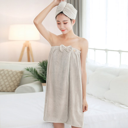 浴巾女可穿可裹巾浴裙