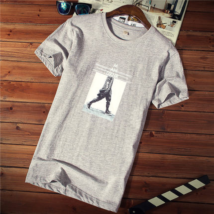 男士短袖t恤纯棉上衣