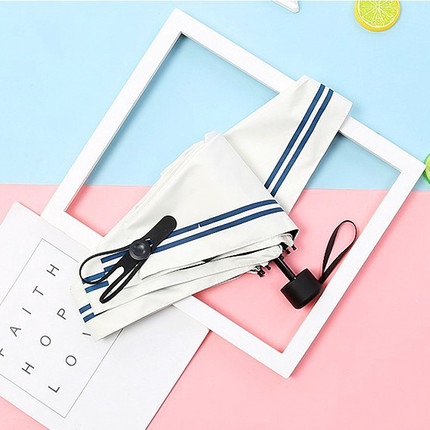 超轻五折晴雨伞