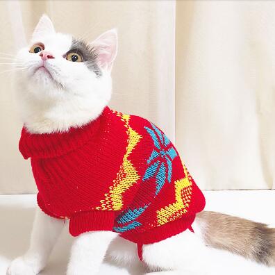 猫咪衣服毛衣保暖宠物用品