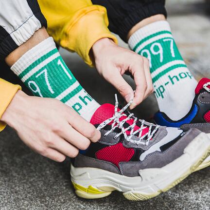 袜子男长袜中筒长筒袜